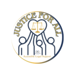 Blindfolded Justice Scale Law Logo